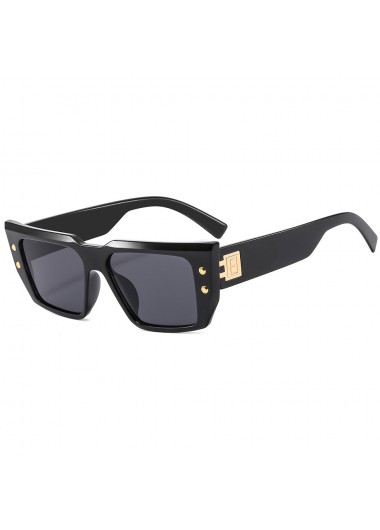 Rivet Design Cat Eye Grey Sunglasses