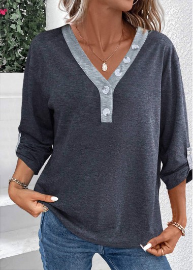 ROTITA Dark Grey T Shirt