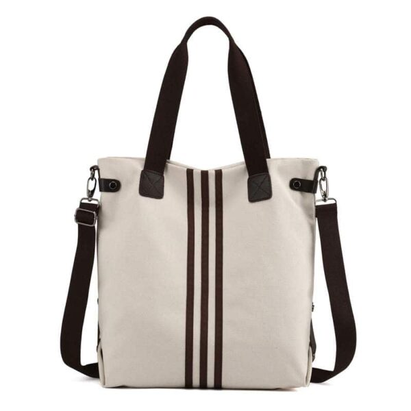 PRODUCT DESCRIPTIONThe Kelly is an ultra-spacious Canvas Tote that can effortlessly carry everything you need when you're headed out for the day. With double top handles and an adjustable strap