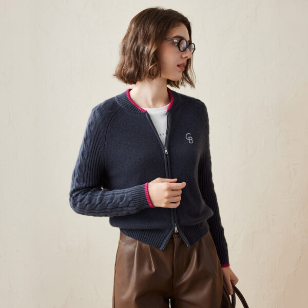 Elevate your wardrobe with our Elegant Cable Knit Cardigan
