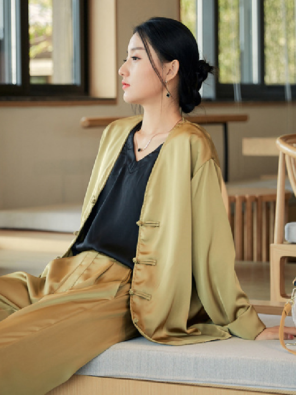 SkuCY-!107548MaterialPolyester StyleWide Leg FeatureSolid Color OccasionCasual
