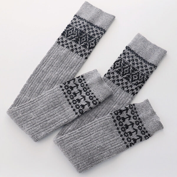 Casual Skinny Leg Printed Leg Warmers Accessories LIGHT GRAY-One_size SkuCY-!112877MaterialAngora Rabbit Fur