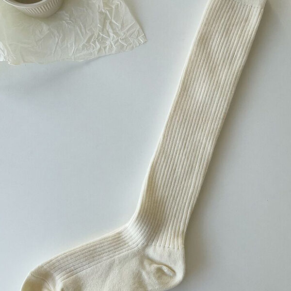 Casual Wool Keep Warm Solid Color Socks Accessories WHITE-One_size SkuCY-!111332MaterialWool FeatureKeep Warm