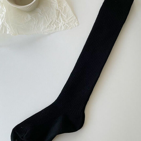 Casual Wool Keep Warm Solid Color Socks Accessories BLACK-One_size SkuCY-!111332MaterialWool FeatureKeep Warm
