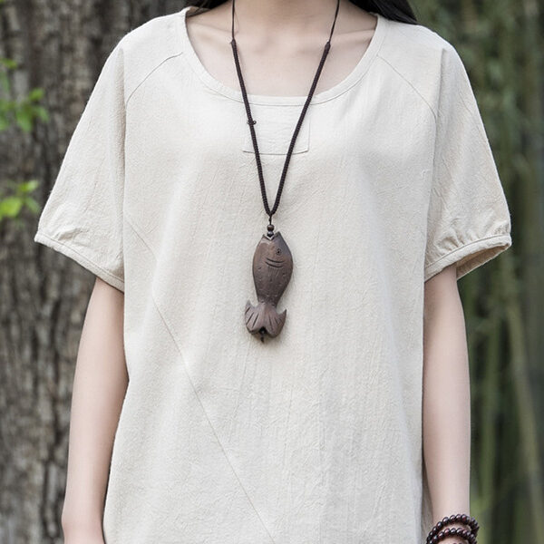 SkuCY-!78927MaterialRamie Cotton StyleLoose