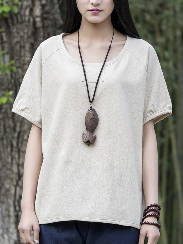 SkuCY-!78927MaterialRamie Cotton StyleLoose