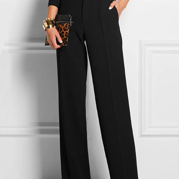 SkuCY-!110614MaterialCotton-blend StyleHigh Waisted FeatureSolid Color OccasionOffice