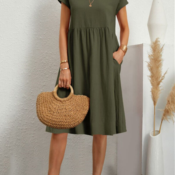 SkuCY-!105384Material>90%Cotton StyleA-line