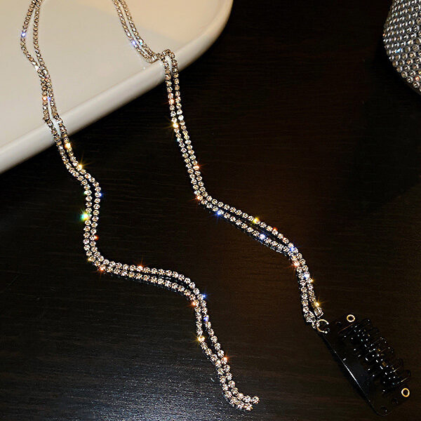 SkuCY-!98372MaterialRhinestone FeatureTasseled OccasionOriginal Creation