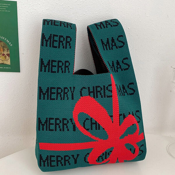 Festival Christmas Contrast Color Bags Accessories DEEP GREEN-One_size SkuCY-!114141MaterialAcrylic