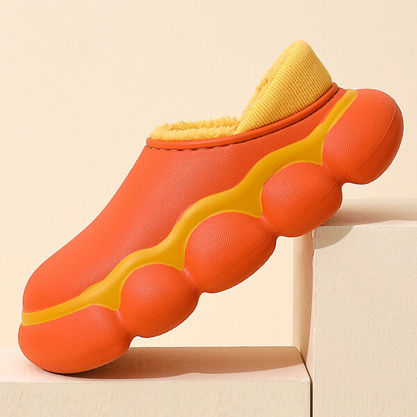 Fashion Casual Indoor Going Out Non-Slip Keep Warm Waterproof Flat Shoes ORANGE-38-39 SkuCY-!111289Material EVA FeatureNon-Slip