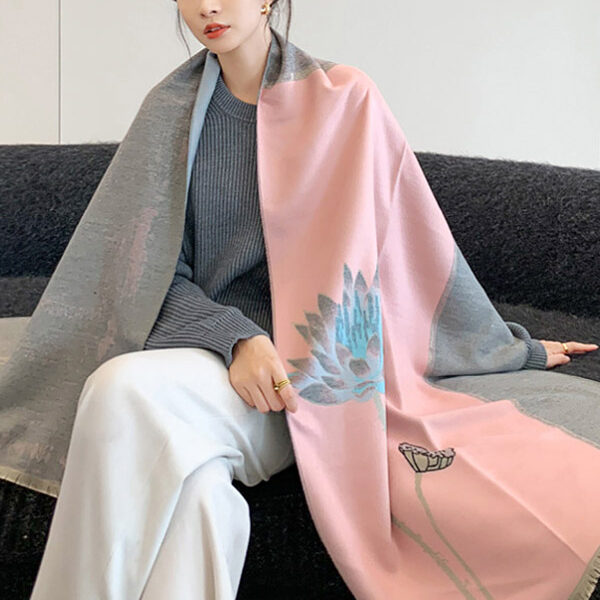 SkuCY-!91131MaterialImitated Cashmere FeatureFloral