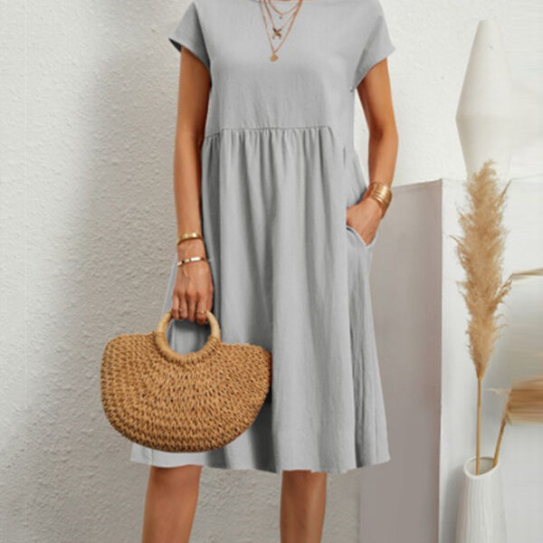 SkuCY-!105384Material>90%Cotton StyleA-line