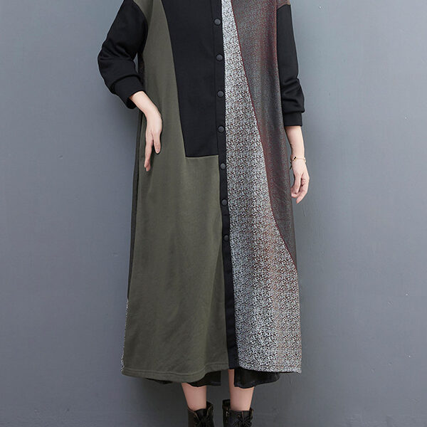 SkuCY-!112447Material>70%Cotton StyleLoose FeatureContrast Color