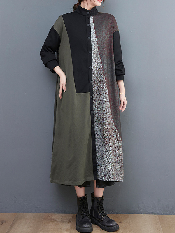 SkuCY-!112447Material>70%Cotton StyleLoose FeatureContrast Color