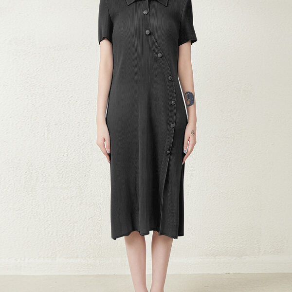 SkuCY-!109715MaterialDacron StyleShort Sleeves FeaturePleated