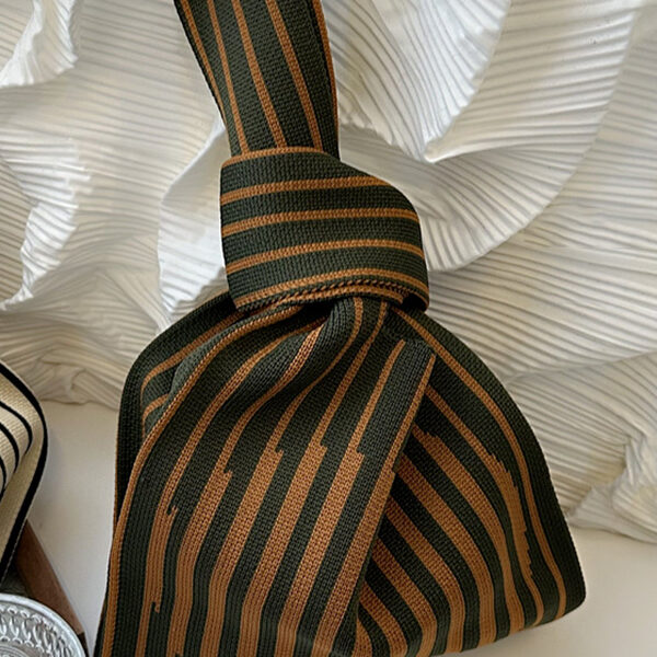 Floral Woven Handbag Bags Accessories OLIVE-One_size SkuCY-!116199MaterialPolyester FeatureStriped OccasionGoing out