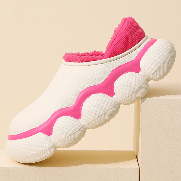 Fashion Casual Indoor Going Out Non-Slip Keep Warm Waterproof Flat Shoes WHITE-40-41 SkuCY-!111289Material EVA FeatureNon-Slip