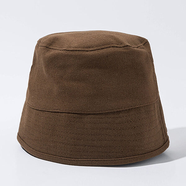 Ramie Cotton Solid Color Vintage Fisherman Hat COFFEE-FREE SIZE SkuCY-!80992MaterialRamie Cotton StyleFisherman FeatureSolid Color OccasionCasual