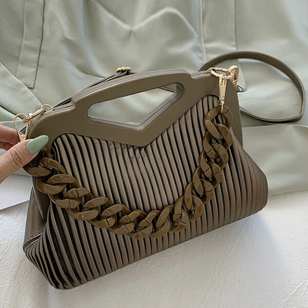 Fashion Urban 10 Colors Solid Color PU Bag COFFEE-One_size SkuCY-!100014MaterialPU FeatureSolid Color OccasionGoing out