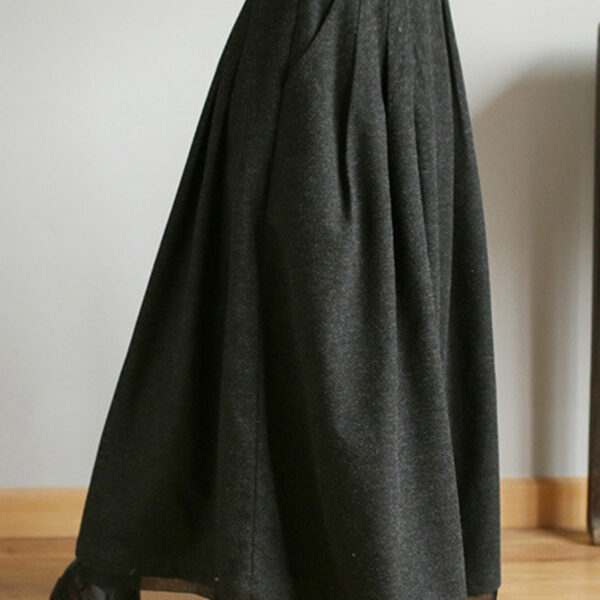 SkuCY-!97188MaterialWoolen StyleLoose FeatureSplit-joint