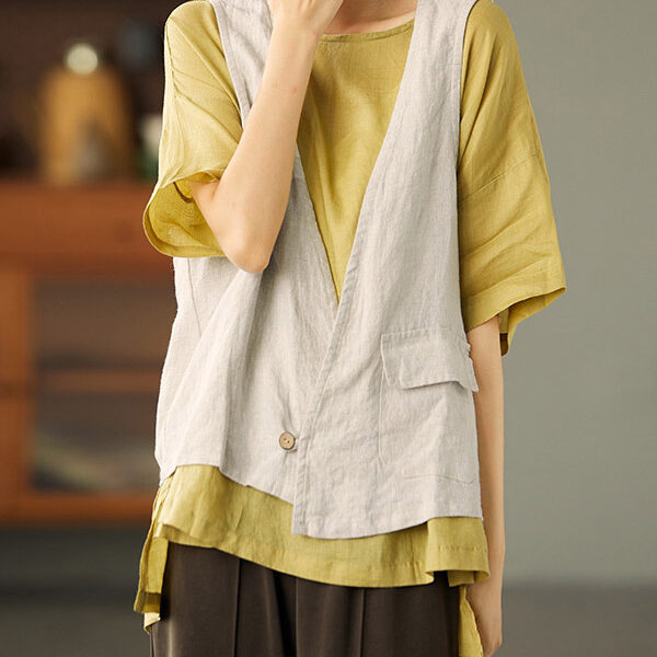 SkuCY-!88243MaterialRamie Cotton StyleLoose