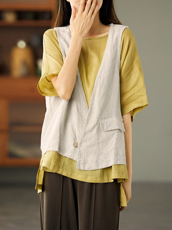 SkuCY-!88243MaterialRamie Cotton StyleLoose