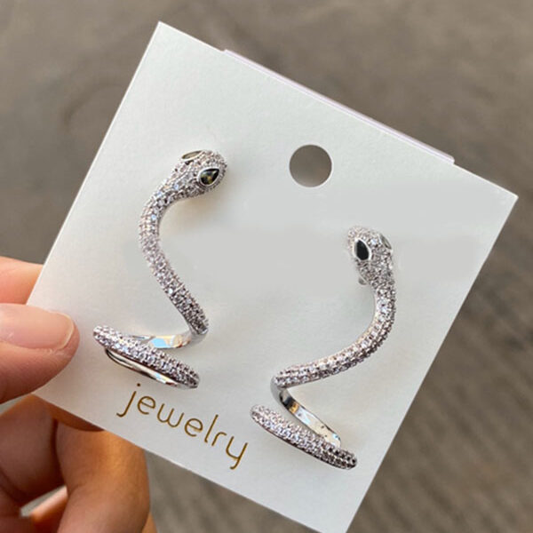 SkuCY-!116078MaterialAlloy FeatureSnake Shape OccasionStylish Selection TypeEarrings Accessories ColorGOLD
