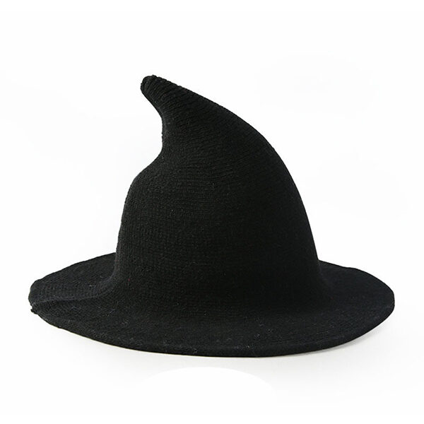Simple 6 Colors Halloween Wizard Hat BLACK-M SkuCY-!92027MaterialWool