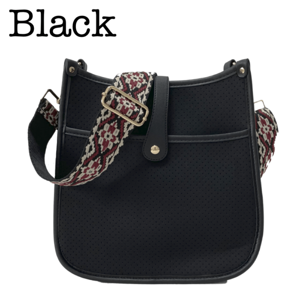 Now you can build your perfect bag! Pick your favorite color Neoprene bag and then pick your favorite style strap to build the perfect bag for you. All straps are interchangeable