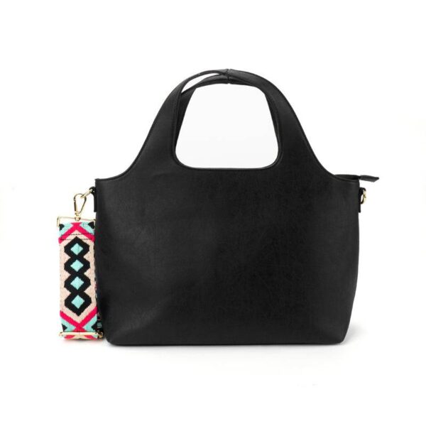 Now you can build your perfect tote! Pick your favorite color Tatum Tote and then pick your favorite style strap to build the perfect bag. All straps are interchangeable!Our beautiful Tatum Tote from the Threaded Pear is the perfect take anywhere bag.
