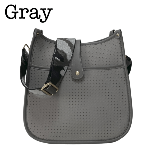 Now you can build your perfect bag! Pick your favorite color Neoprene bag and then pick your favorite style strap to build the perfect bag for you. All straps are interchangeable