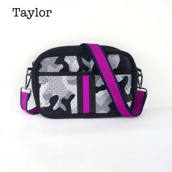 PRODUCT DESCRIPTIONThis adorable yet very functional compact crossbody is the perfect bag when zipping around town