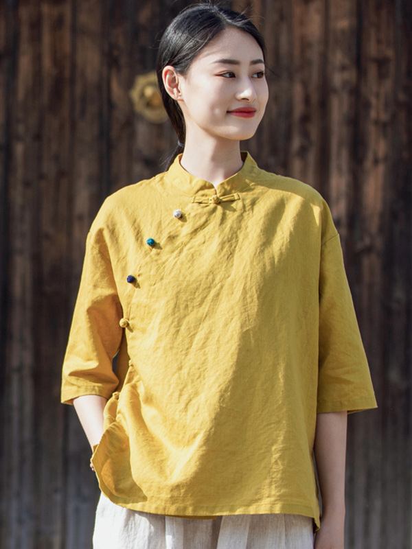 SkuCY-!108380MaterialRamie Cotton StyleLoose
