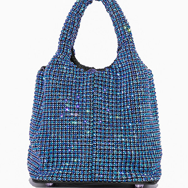 Rhinestone Bags Accessories BLUE-One_size SkuCY-!115706MaterialPU LiningPolyester FeatureRhinestone OccasionBanquet