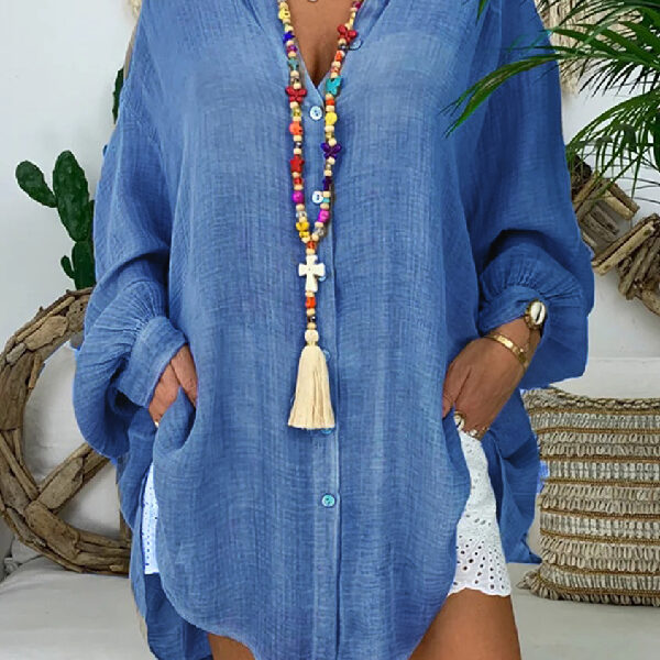 Sku CY-!113707   Material 100% cotton   Style Long Sleeves   Feature Buttoned