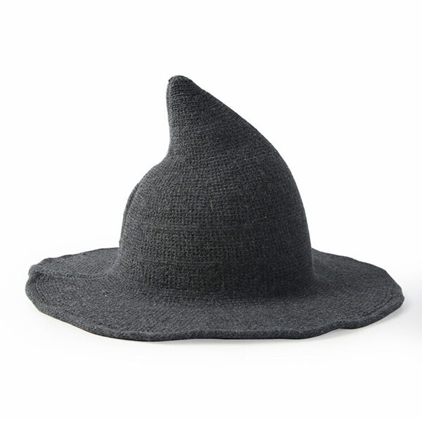 Simple 6 Colors Halloween Wizard Hat DEEP GRAY-M SkuCY-!92027MaterialWool