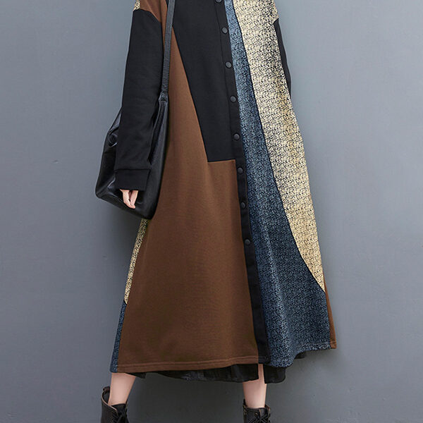 SkuCY-!112447Material>70%Cotton StyleLoose FeatureContrast Color