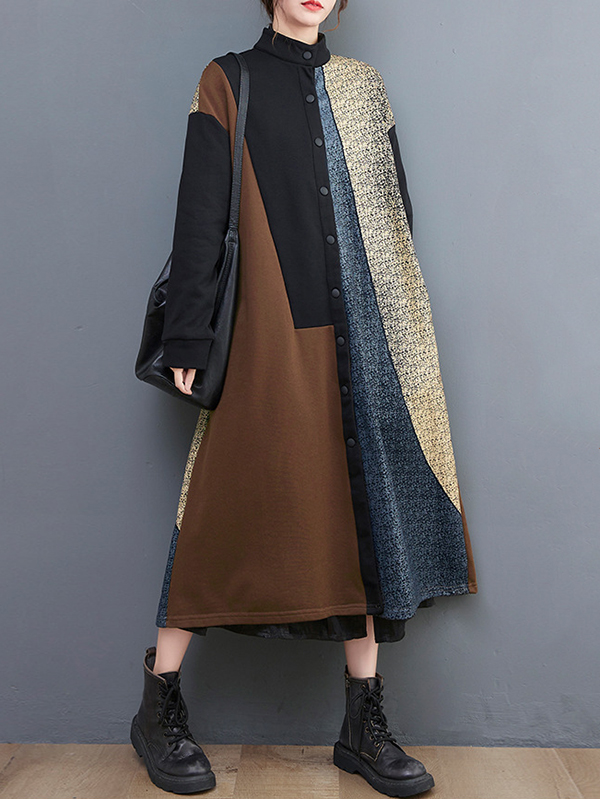 SkuCY-!112447Material>70%Cotton StyleLoose FeatureContrast Color