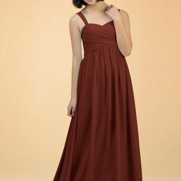 With a youthful charm the Abigail dress offers a flirty look that you'll adore. The sweetheart neckline and flattering bodice all you to look as elegant as you truly are. The pleated skirt of the dress offers great movement with every step that yo