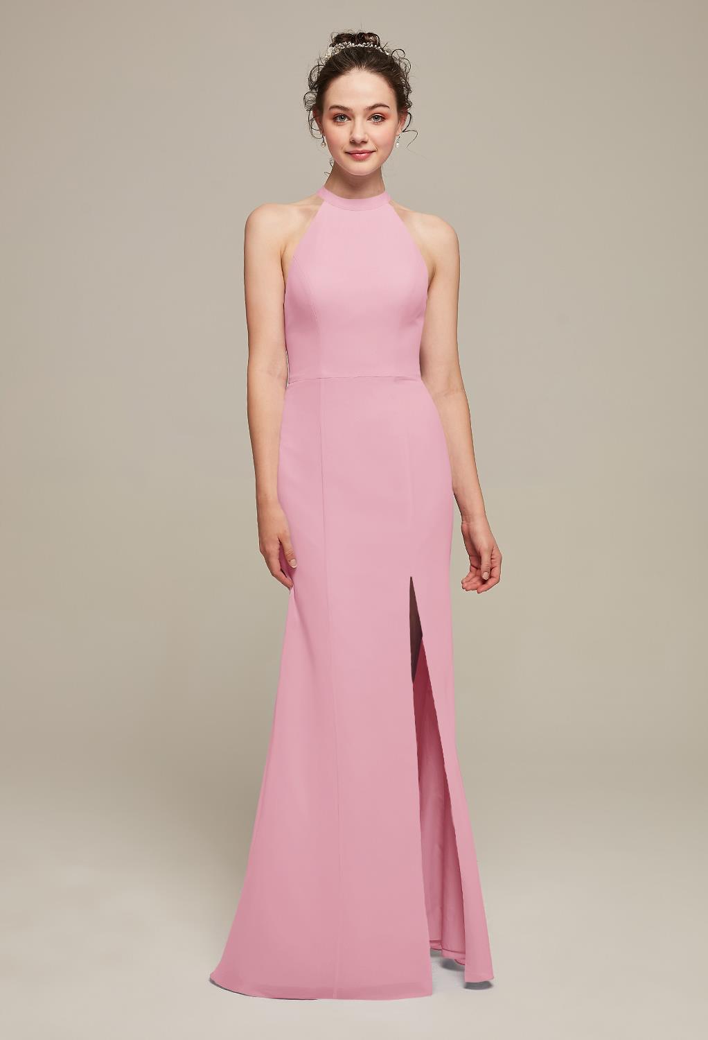 while the thigh-high slit in the dress gives it a sassy look that you&am