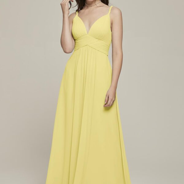 while the waist offers an interesting cinched look that will highlight your curvy charms. The dress is offered in a number of g
