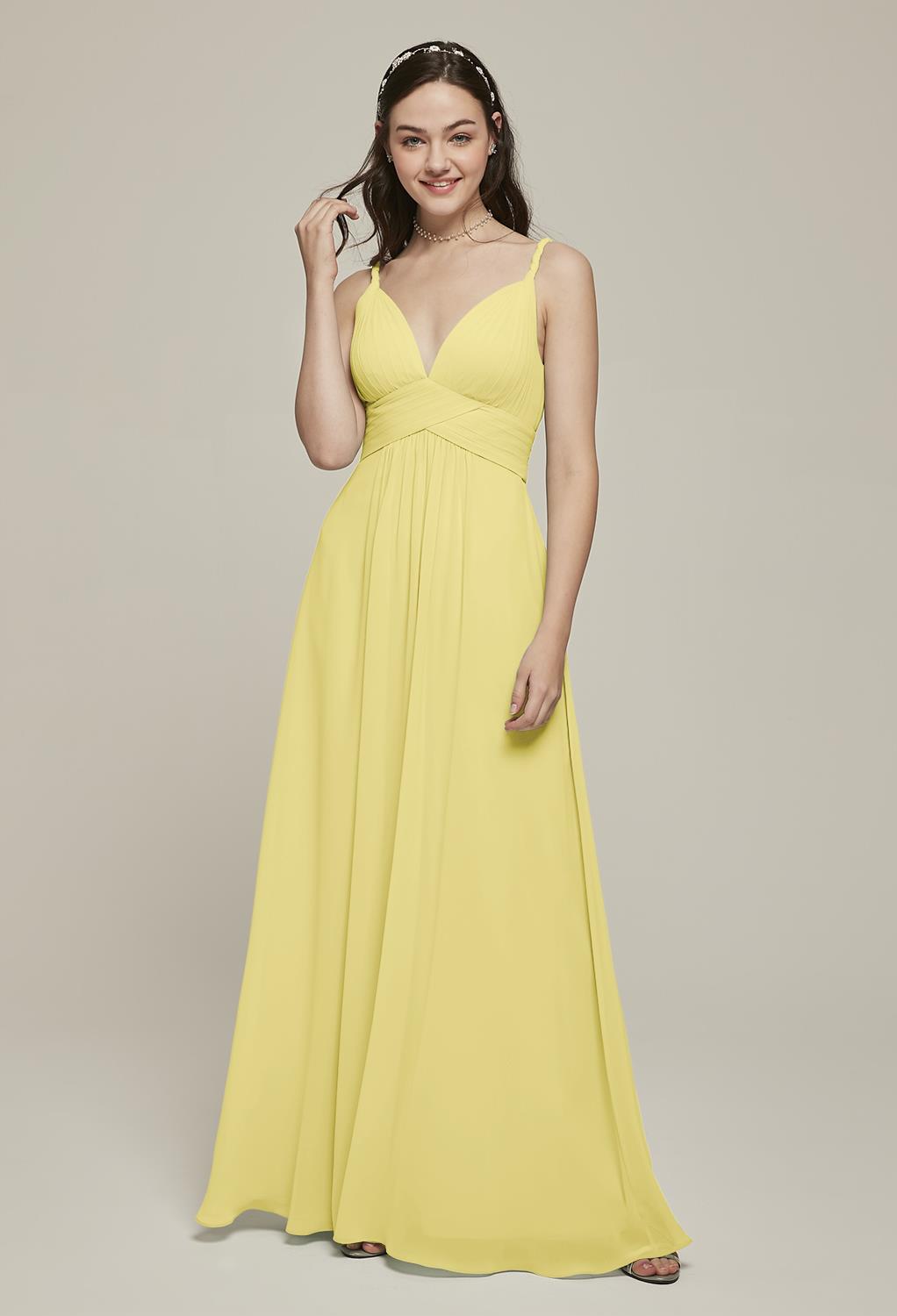 while the waist offers an interesting cinched look that will highlight your curvy charms. The dress is offered in a number of g
