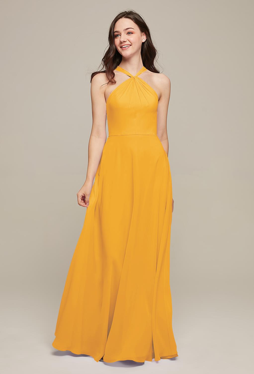 the Bonnie dress has a simplistic yet elegant style that you'll love. The sleeveless design and floor length skirt make this a great choice in dress for a summer wedding or summer event. Pick your favorite color an