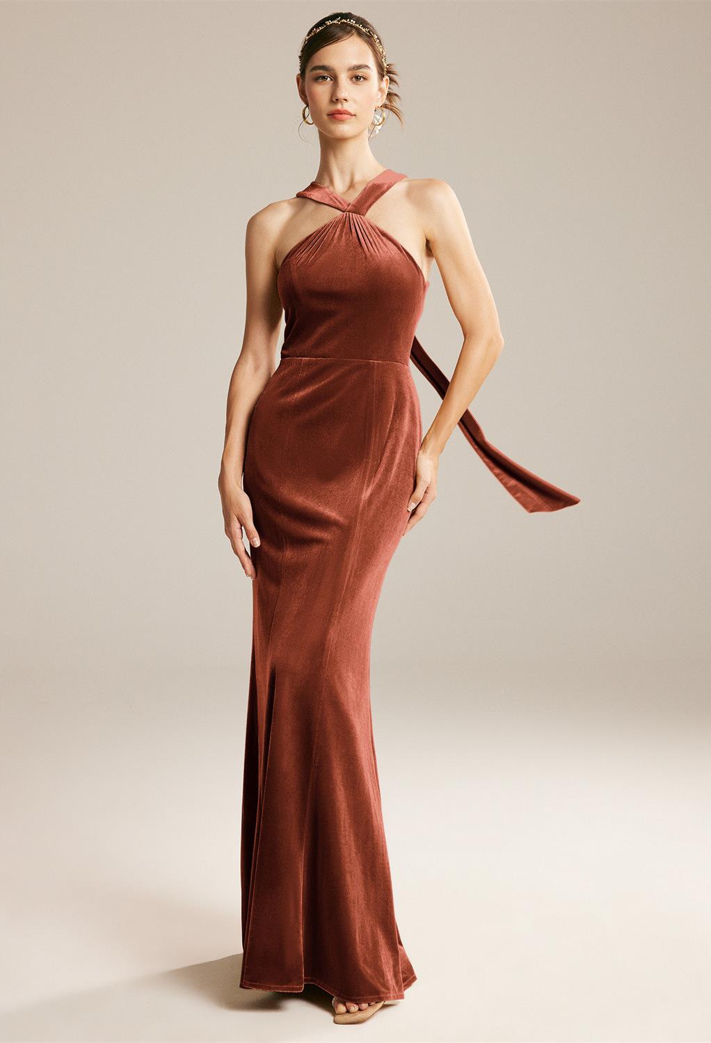 self-assured bridesmaid is provided by AW Canoro. The well-crafted