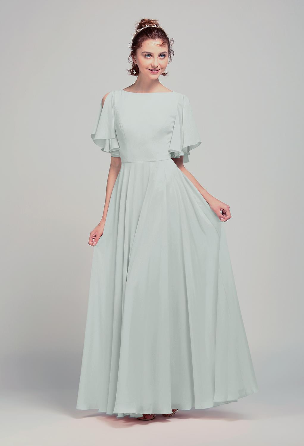 the maid of honor or for the bride herself in a crisp white. You'll fall in love with the