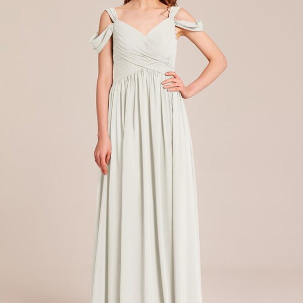 charming and playful. The sleeves of the dress offer a vintage appeal