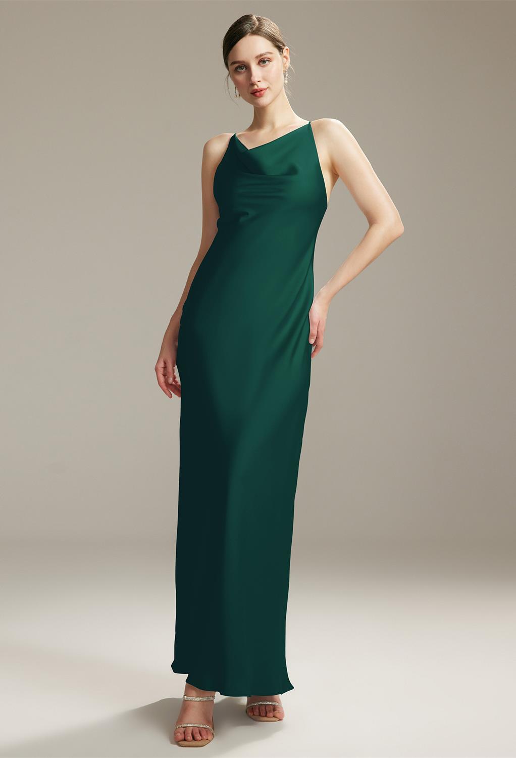 floor-length hemline