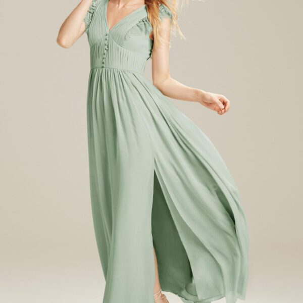 for a traditional look that will ensure you are picture-perfect when you stand up next to the bride. Ruffles