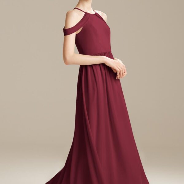 this dress will see your youngest bridesmaids looking their darling best. The sleeveless design will keep